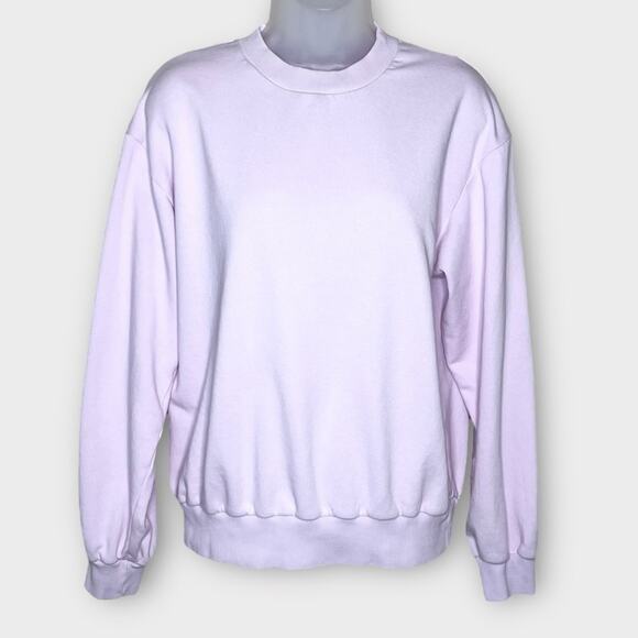 SLEEPER Diana Lilac Crewneck Sweatshirt Size XS Loungewear Comfy - Picture 2 of 6